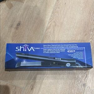 Brand New Shiva Turbo Hair Straightener - Blue